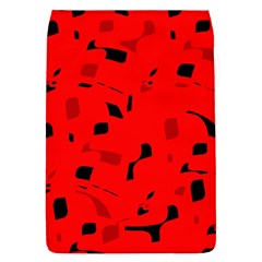 Red And Black Pattern Flap Covers (s)  by Valentinaart