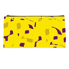 Yellow And Purple Pattern Pencil Cases