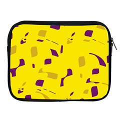 Yellow And Purple Pattern Apple Ipad 2/3/4 Zipper Cases by Valentinaart