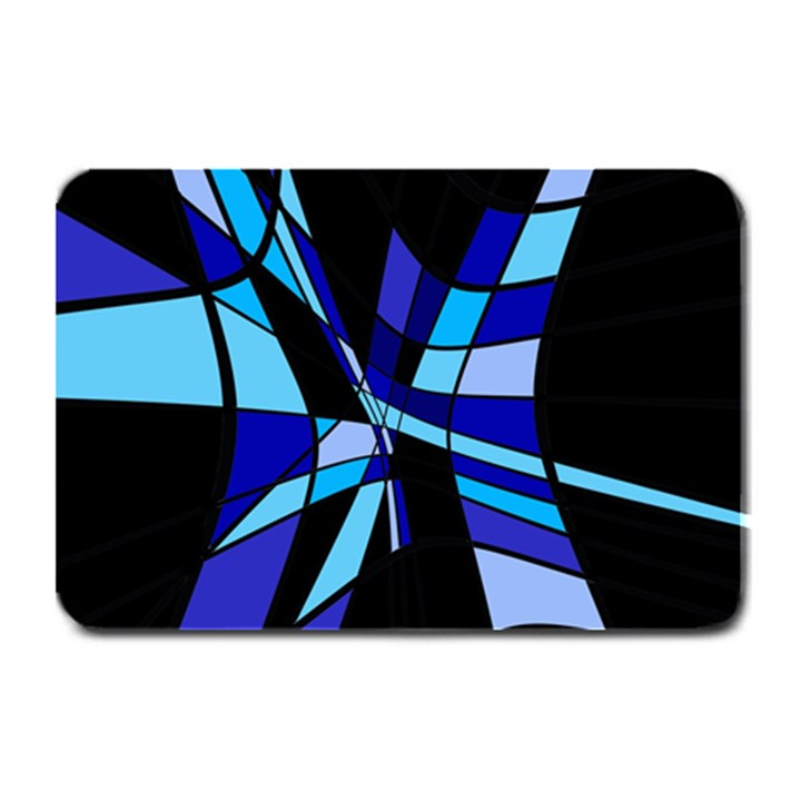 Blue abstart design Plate Mats