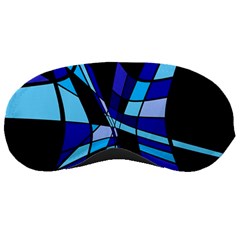 Blue Abstart Design Sleeping Masks by Valentinaart