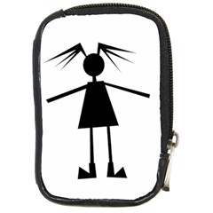 Teenage Girl Compact Camera Cases by Valentinaart