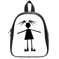 Teenage Girl School Bags (small)  by Valentinaart