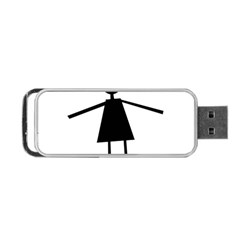 Teenage Girl Portable Usb Flash (two Sides)