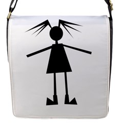 Teenage Girl Flap Messenger Bag (s) by Valentinaart