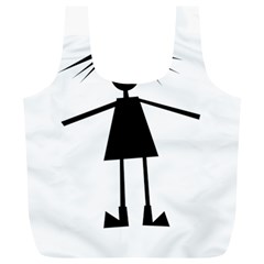 Teenage Girl Full Print Recycle Bags (l)  by Valentinaart