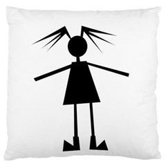 Teenage Girl Standard Flano Cushion Case (one Side) by Valentinaart