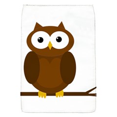 Cute Transparent Brown Owl Flap Covers (s)  by Valentinaart