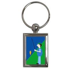 Fisherman Key Chains (rectangle) 