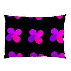 Purple Flowers Pillow Case (two Sides)