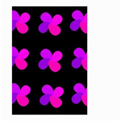 Purple Flowers Small Garden Flag (two Sides)