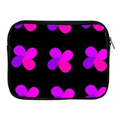 Purple Flowers Apple Ipad 2/3/4 Zipper Cases by Valentinaart