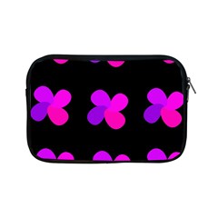 Purple Flowers Apple Ipad Mini Zipper Cases by Valentinaart