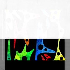 Colorful abstract pattern Rectangular Jigsaw Puzzl