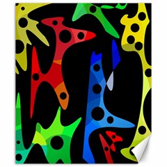 Colorful Abstract Pattern Canvas 20  X 24   by Valentinaart