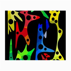 Colorful abstract pattern Small Glasses Cloth (2-Side)