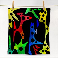 Colorful abstract pattern Face Towel