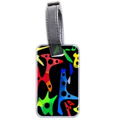 Colorful abstract pattern Luggage Tags (Two Sides)