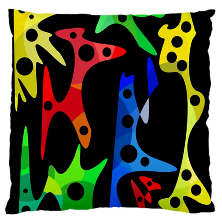 Colorful abstract pattern Standard Flano Cushion Case (Two Sides)