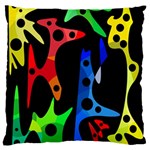 Colorful abstract pattern Standard Flano Cushion Case (Two Sides) Back