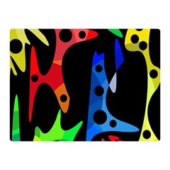 Colorful Abstract Pattern Double Sided Flano Blanket (mini) 