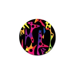 Colorful Pattern Golf Ball Marker (4 Pack) by Valentinaart