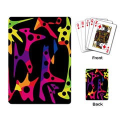 Colorful Pattern Playing Card by Valentinaart