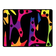 Colorful Pattern Fleece Blanket (small)