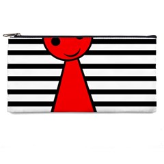 Red Pawn Pencil Cases by Valentinaart