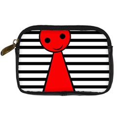 Red Pawn Digital Camera Cases by Valentinaart