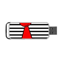 Red Pawn Portable Usb Flash (two Sides) by Valentinaart