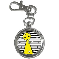 Yellow Pawn Key Chain Watches by Valentinaart