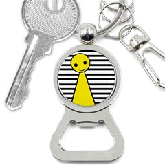 Yellow Pawn Bottle Opener Key Chains by Valentinaart