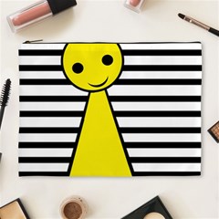 Yellow Pawn Cosmetic Bag (xl) by Valentinaart