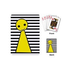 Yellow Pawn Playing Cards (mini)  by Valentinaart