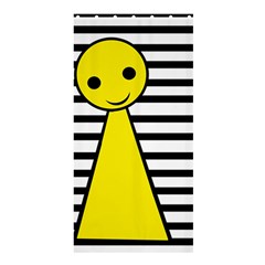 Yellow Pawn Shower Curtain 36  X 72  (stall)  by Valentinaart