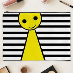 Yellow Pawn Cosmetic Bag (xxxl)  by Valentinaart