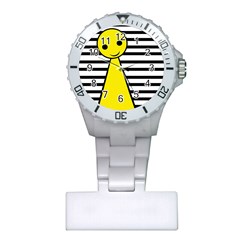 Yellow Pawn Plastic Nurses Watch by Valentinaart