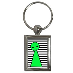 Green Pawn Key Chains (rectangle) 