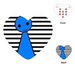 Blue pawn Playing Cards (Heart)  Front