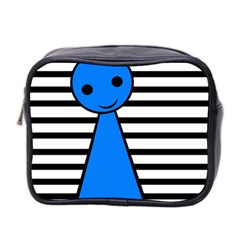 Blue Pawn Mini Toiletries Bag 2-side by Valentinaart