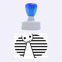 Blue Pawn Rubber Oval Stamps by Valentinaart