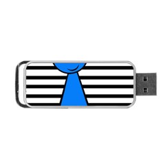 Blue Pawn Portable Usb Flash (one Side)