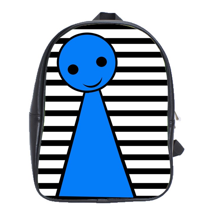 Blue pawn School Bags (XL) 