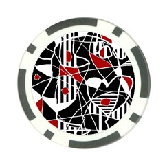 Artistic Abstraction Poker Chip Card Guards