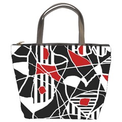 Artistic Abstraction Bucket Bags by Valentinaart