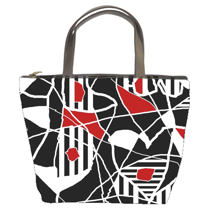 Artistic abstraction Bucket Bags