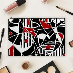 Artistic Abstraction Cosmetic Bag (large)  by Valentinaart