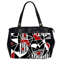 Artistic Abstraction Office Handbags (2 Sides)  by Valentinaart