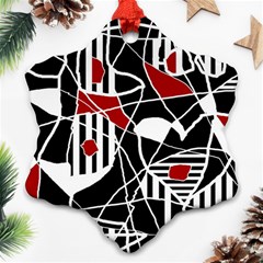 Artistic Abstraction Ornament (snowflake)  by Valentinaart